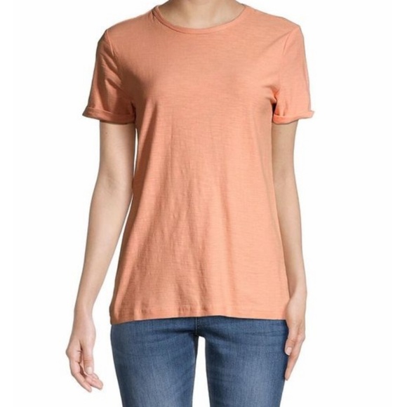 Saks Fifth Avenue Dusty Pink Tee - Picture 1 of 6